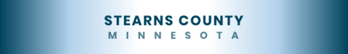 Stearns County Minnesota Dark Blue Banner